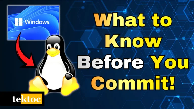 Linux vs Windows - What to know before you commit!