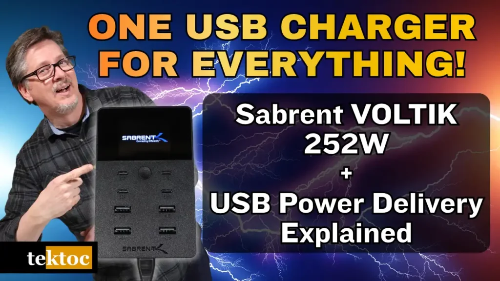 USB Power Delivery Explained and a Review of the Sabrent VOLTIK 252W.