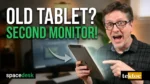 Old Tablet? Second Monitor! How you can use the Spacedesk application to convert an old smartphone or tablet to an extra PC monitor.