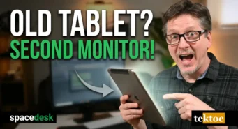 Old Tablet? Second Monitor! How you can use the Spacedesk application to convert an old smartphone or tablet to an extra PC monitor.