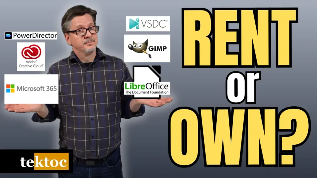 Rent or Own? Open source vs subscription software.