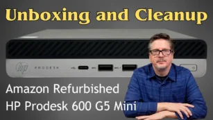 Unboxing and Tweaking an Amazon Refurbished HP ProDesk 600 G5 Mini PC