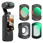 K&F Concept 4 pack filter kit for the DJI Osmo Pocket 3 and 4. Image from K&F Concept.
